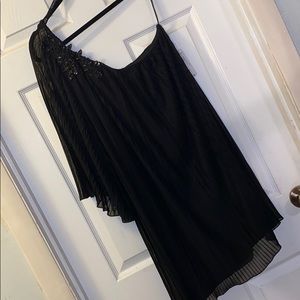 Special Occasion Black Dress with Sequined Details